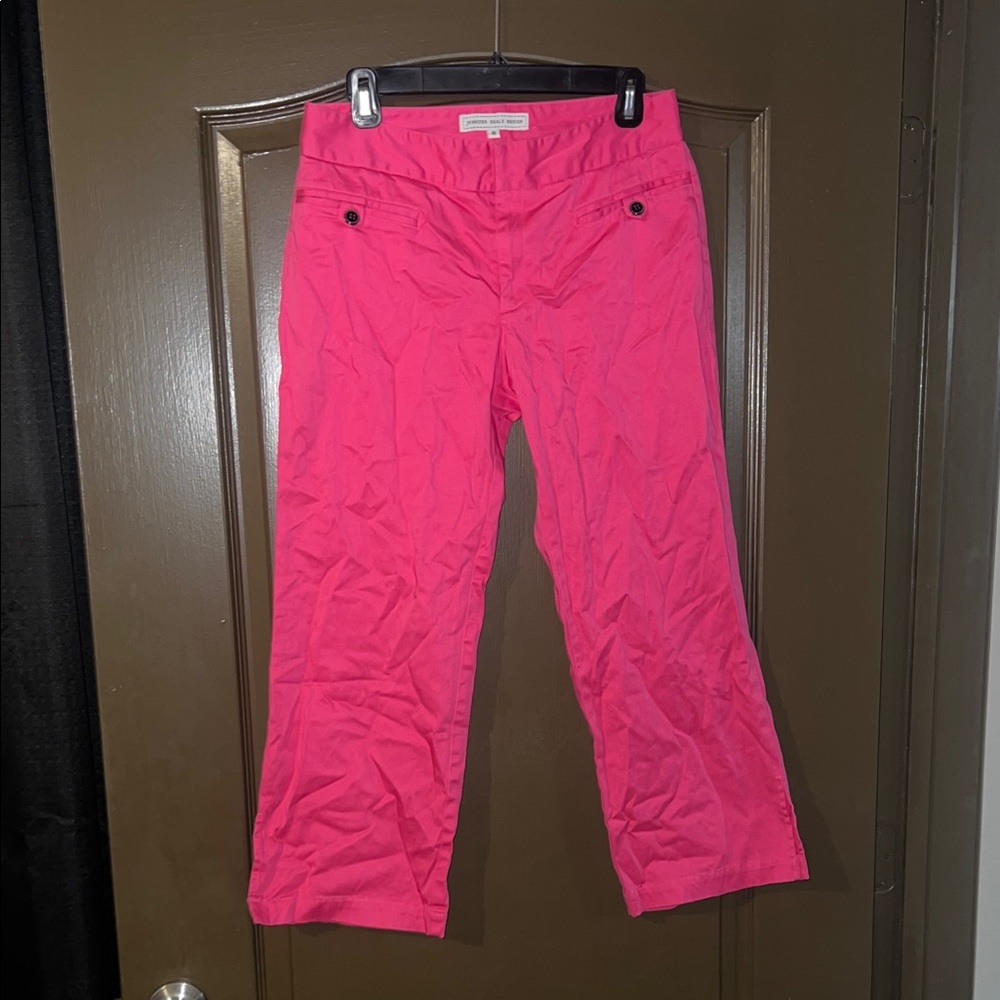 Bright Pink Cropped Pants